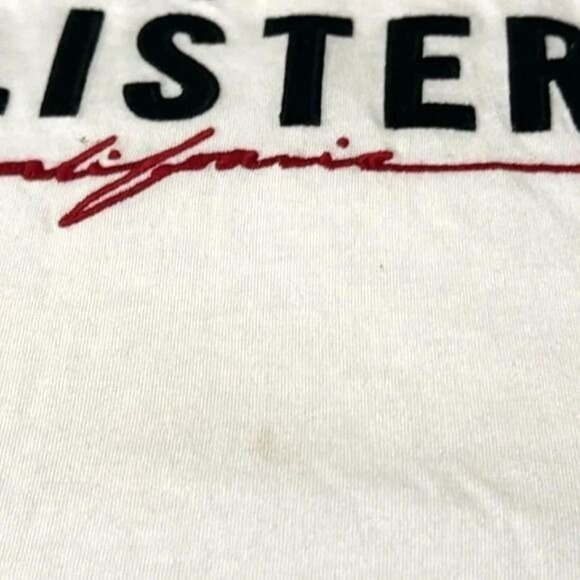 Hollister Mens White "California" Graphic T-Shirt XL - Picture 7 of 9